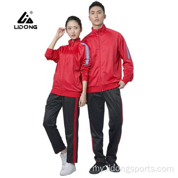 လက်ကား Mens Sportswear Oem စိတ်ပိုင်းဖြတ် Tracksuit Set